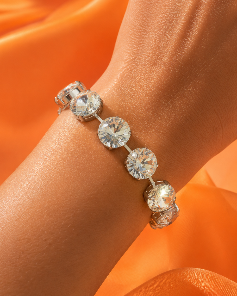 Crystal Clear- Shimmmer Strand Bracelet