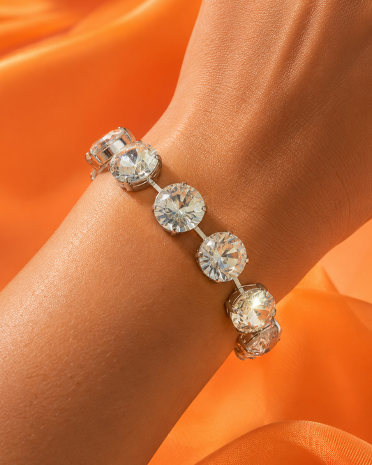 Crystal Clear- Shimmmer Strand Bracelet