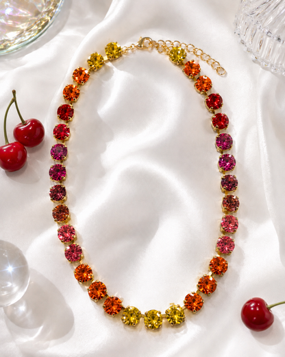JUICY SUNSET- SHIMMER STRAND 8mm