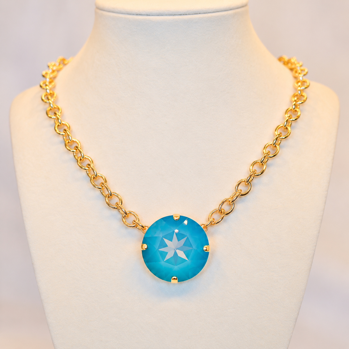 Blue Dream Statement Necklace- 27mm