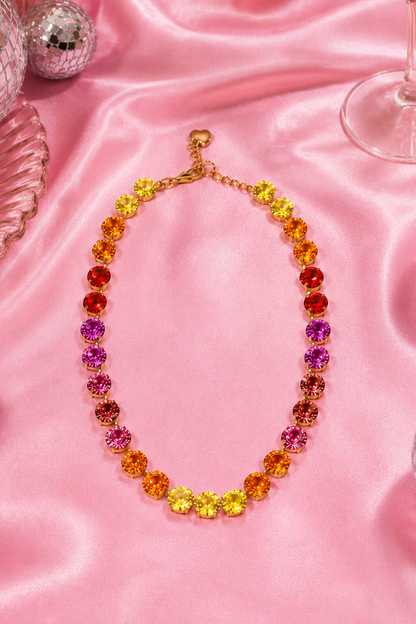 JUICY SUNSET- SHIMMER STRAND 8mm