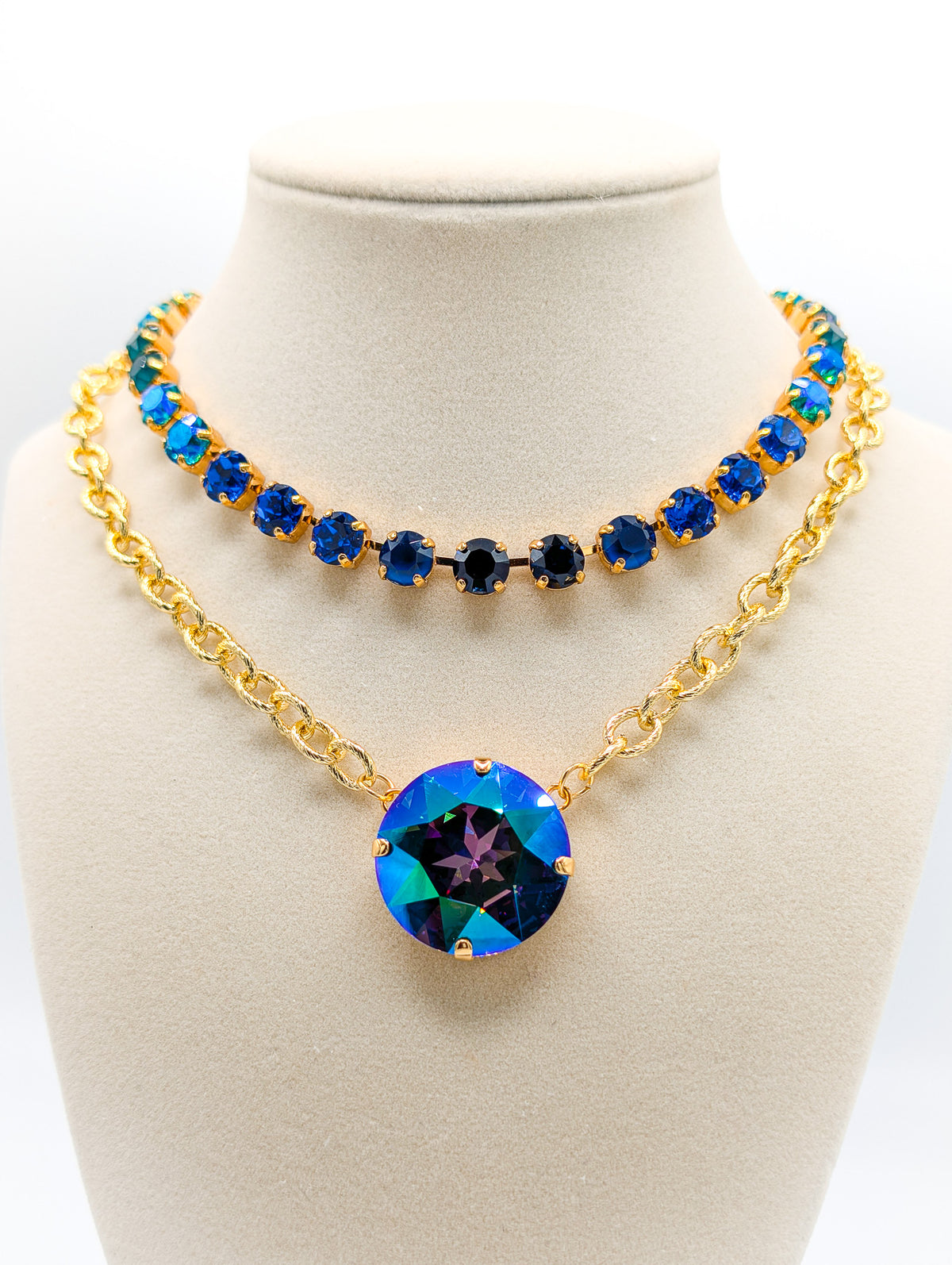 Midnight Reef Statement Necklace- 27mm