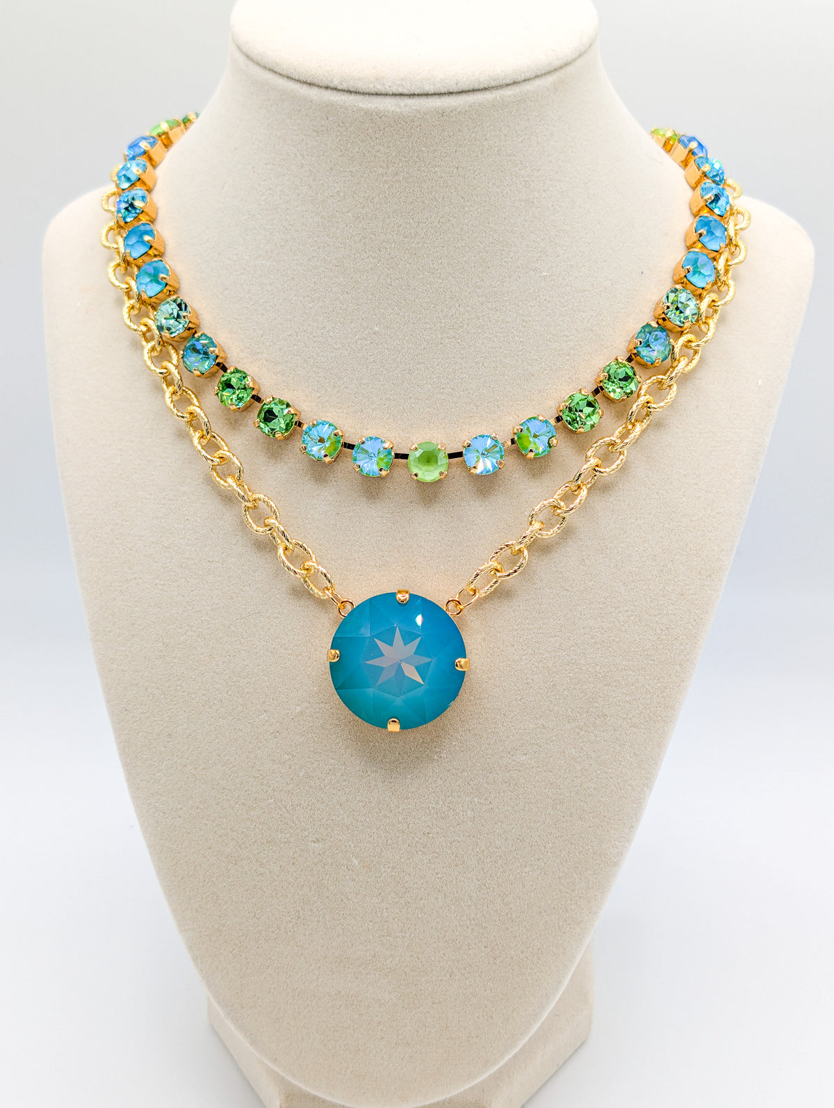 Blue Dream Statement Necklace- 27mm