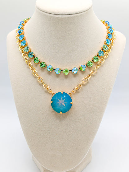 Blue Dream Statement Necklace- 27mm