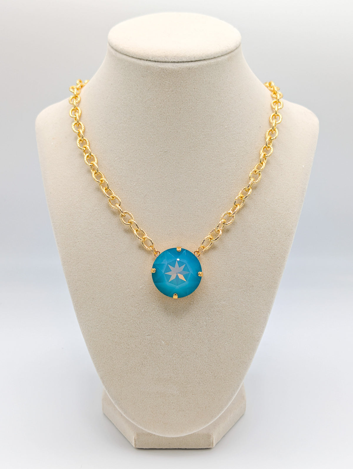 Blue Dream Statement Necklace- 27mm
