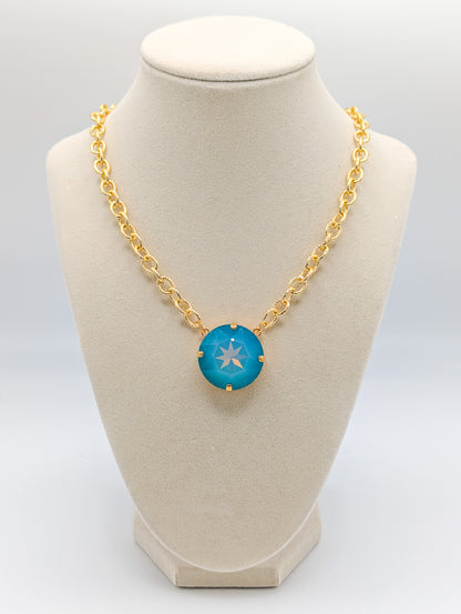 Blue Dream Statement Necklace- 27mm