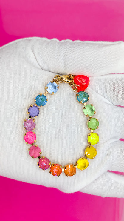 Color Waves- Shimmmer Strand Bracelet