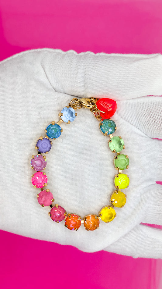 Color Waves- Shimmmer Strand Bracelet