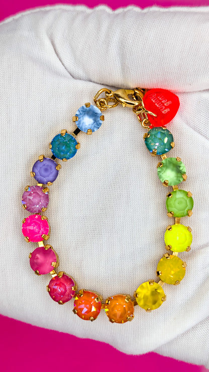 Color Waves- Shimmmer Strand Bracelet