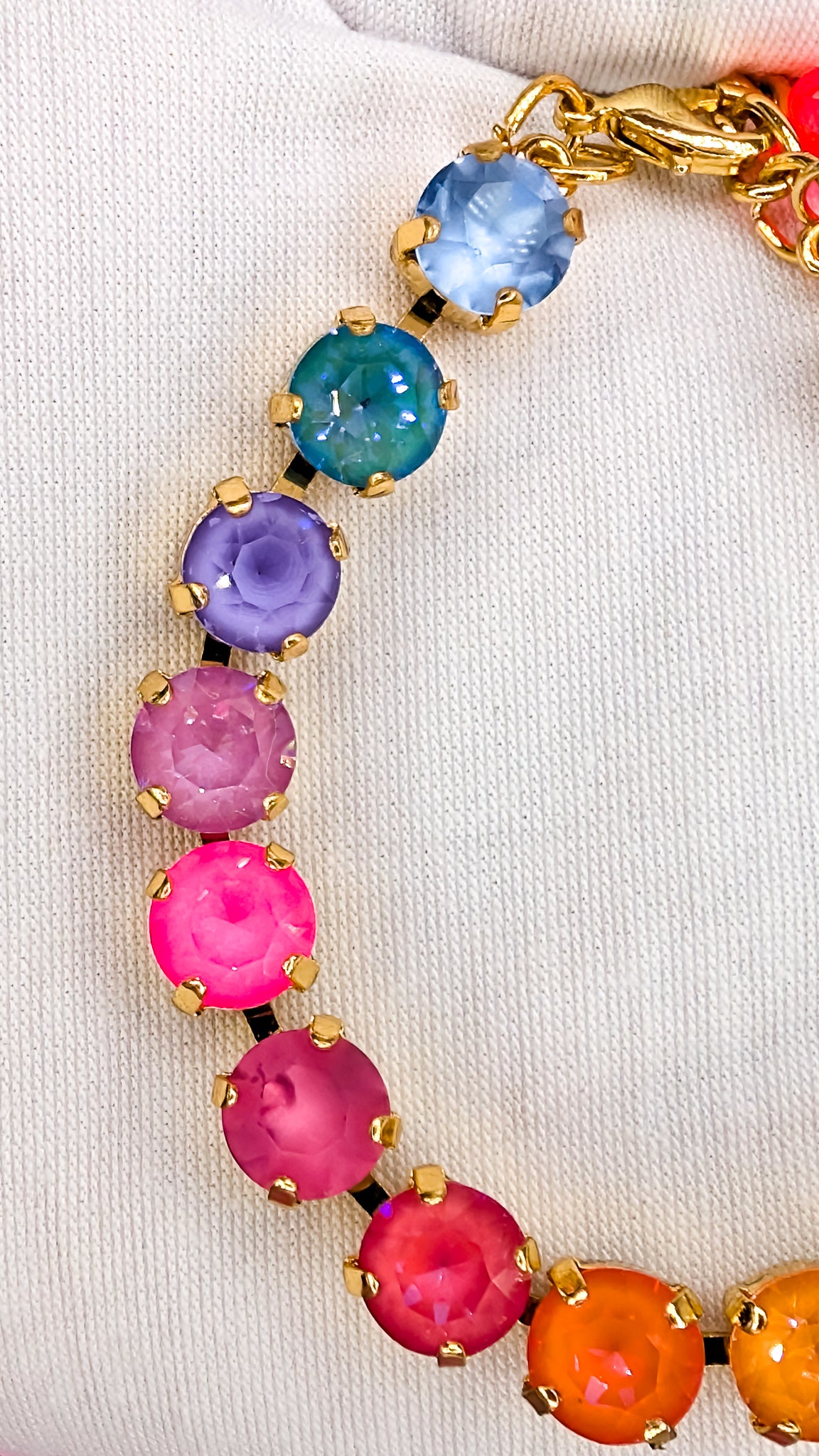 Color Waves- Shimmmer Strand Bracelet