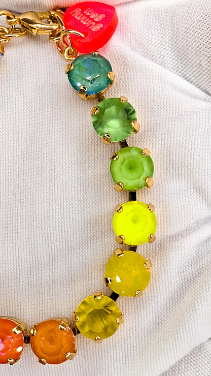 Color Waves- Shimmmer Strand Bracelet