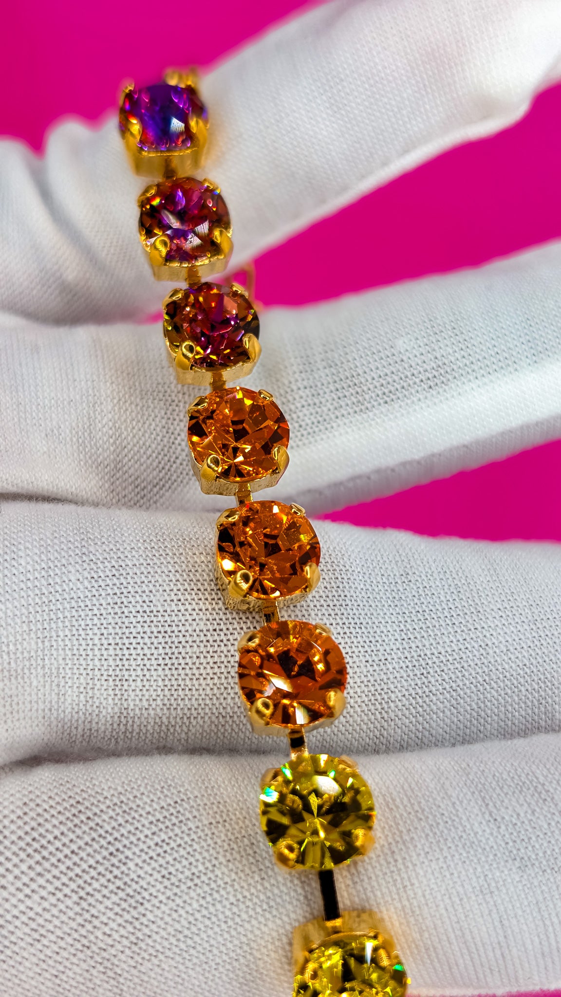 Juicy Sunset- Shimmmer Strand Bracelet