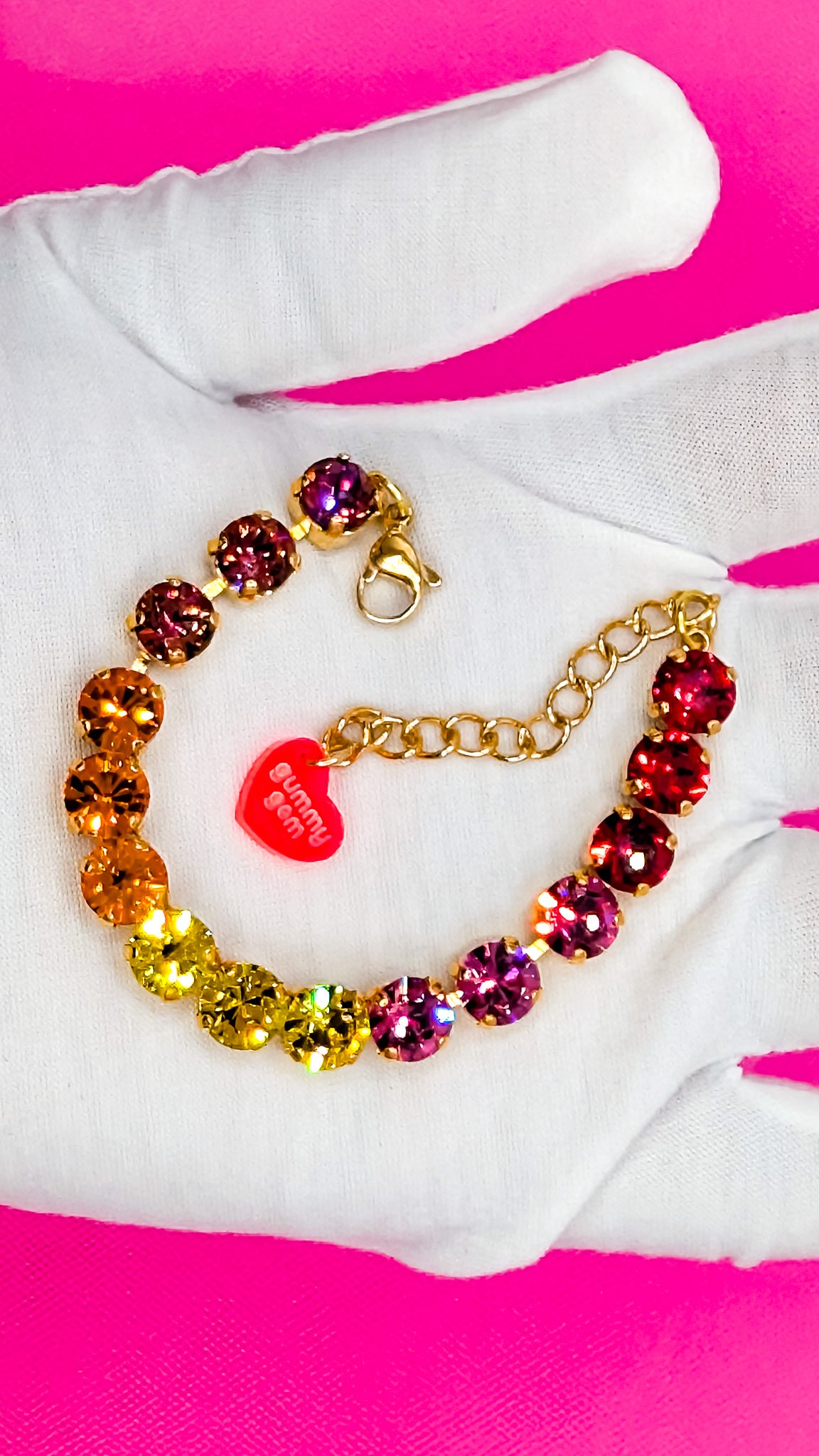 Juicy Sunset- Shimmmer Strand Bracelet