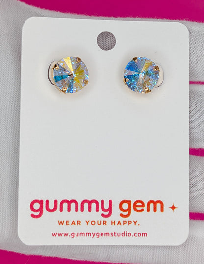 Starlight Gummy Gem Studs- 12mm