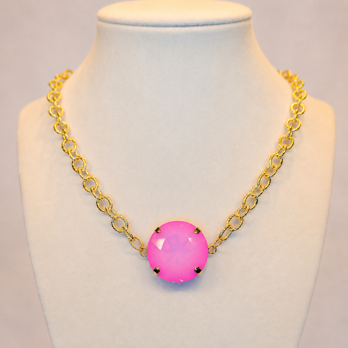 Bubblegum Statement Necklace- 27mm