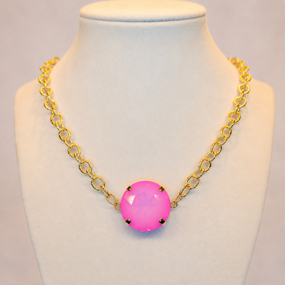 Bubblegum Statement Necklace- 27mm