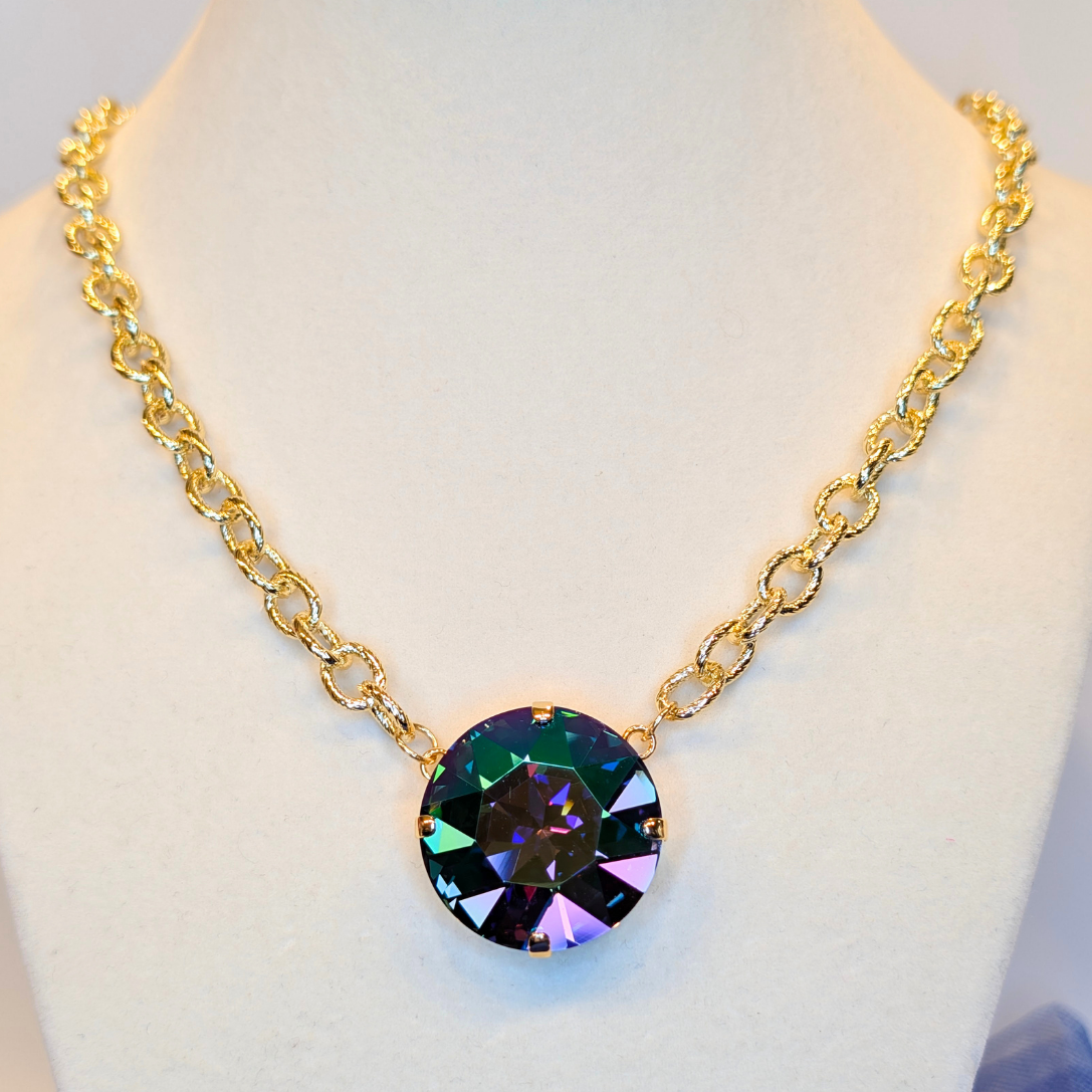 Midnight Reef Statement Necklace- 27mm