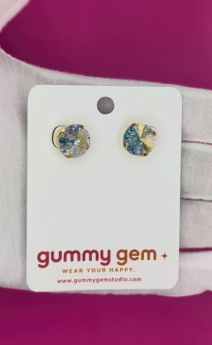 Starlight Gummy Gem Studs- 12mm