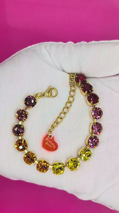 Juicy Sunset- Shimmmer Strand Bracelet