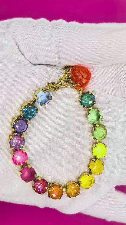 Color Waves- Shimmmer Strand Bracelet
