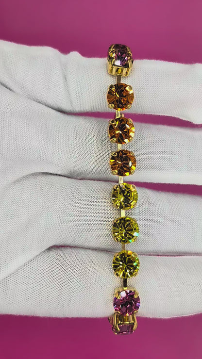 Juicy Sunset- Shimmmer Strand Bracelet