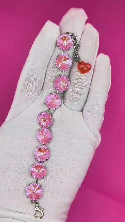 Peach Fizz- Shimmer Strand Bracelet