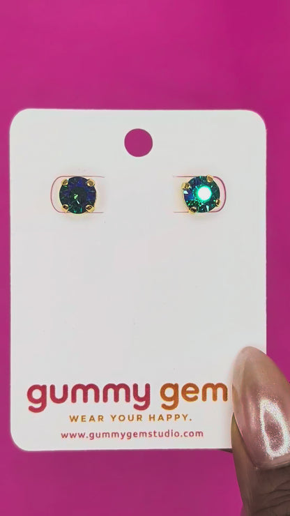 Pecock Studs- 8mm